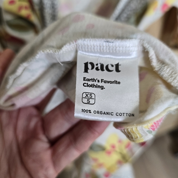 Pact The Staycation Short Robe Organic Cotton XS-Small - Picture 5 of 7